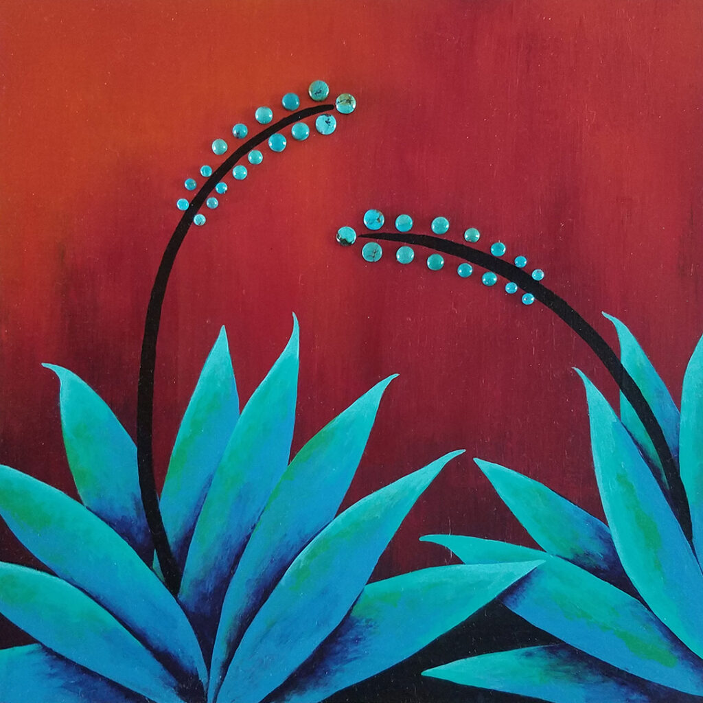 Copyright Barry Crisman - Blue Agave 10x10